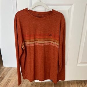 Men's Patagonia Orange Long Sleeve Shirt